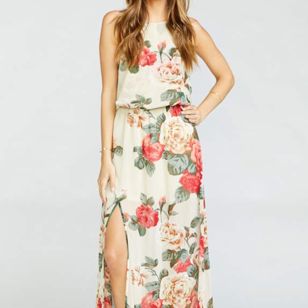 Show Me Your MuMu Heather Halter Dress - Lady Rose